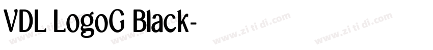 VDL LogoG Black字体转换 VDL LogoG Black字体转换